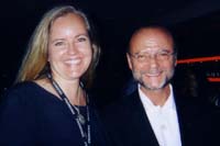 Andrea with Moses Znaimer