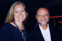 Andrea with Moses Znaimer